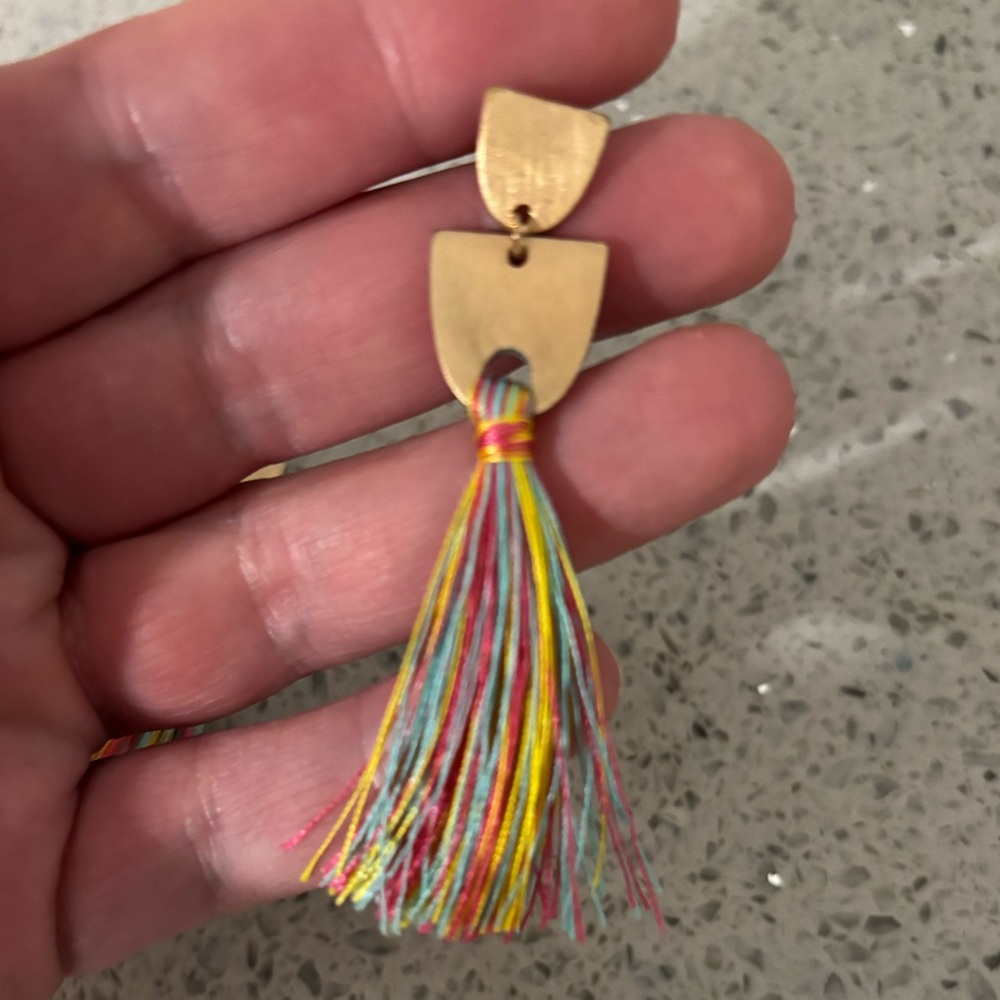 Colorful earrings - Picture 2 of 4